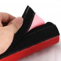 Short Red Pad White Text Soft Cushion High-density Foam Crossbar Handlebar Protectors For Atvs Motorcycles Bikes 7 87in Long 