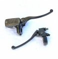 Universal Front Hydraulic Brake Master Cylinder And Cable Clutch Perch For Yamaha Suzuki Kawasaki Motorcycles 1 In Handlebar 