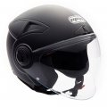 Mmg Helmets Open Face Pilot Style Integrated Flip Up Visor Dot Model 28 Xl Matte Black 