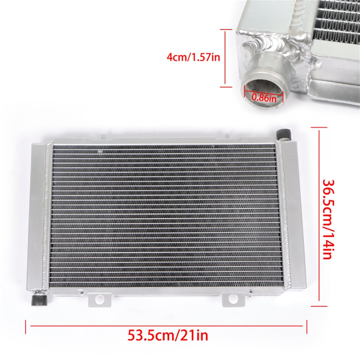709200395 709200252 2 Row Aluminium Radiator Replacement For 2011-2019 Commander Max 1000 800 R