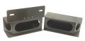 Set Of Steel Trailer 6 Oval 2 Angled Round Side Light Mount Box W License Plate Rack 24015 24016 