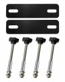 Recovery Track Mounting Pins Kits Adjustable Support Brackets For Traction Boards Fit All Tracks With 4 72 -6 69 12-17cm Hole 