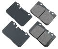 Ceramic Brake Pad Set Act665 For Trucks Front Position Grey Color 