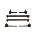 Partsw 6 Pc Outer Inner Tie Rod Ends Adjusting Sleeves Steering Kit Left Right Side 