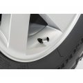 Ipick Image For Chevrolet Camaro Ss Logo In White On Shining Silver Aluminum Cylinder-style Tire Valve Stem Caps