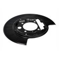 Brake Backing Plate Rear Driver Side Ford F-150 2004 2005 2006 2007 2008 Steel Black Disc Type Replacement For 4l3z2c029aa 