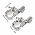 Uxcell Top Post Battery Terminal Clamps Clip Positive Negative Set Tinned Copper 1 Pair