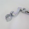 Hongk- Chrome 360 Adjustable Peg Mounting Kit Eagle Foot Compatible With Goldwing Vtx1300 Shadow Valkyrie Triumph Equipped 1-1