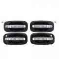 Set Of 4 Front Rear Left Driver And Right Passenger Side Outer Outside Exterior Door Handles For Silverado Escalade Truck 
