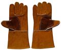 Zaoproteks Zp1709 Cowhide Leather Heat Resistant Welding Gloves