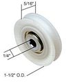Crl 1-1 2 Diameter Nylon Ball Bearing Replacement Roller 5 16 Wide D1506 