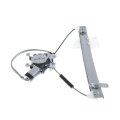 A-premium Electric Power Window Regulator With Motor Compatible Mitsubishi Mirage 1997-2001 Rear Left And Right 2-pc