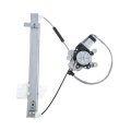 A-premium Electric Power Window Regulator With Motor Compatible Mitsubishi Mirage 1997-2001 Rear Left And Right 2-pc