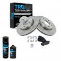 Front Brake Pad And Rotor Kit With Chemical Ceramic For 2010 2011 Kia Soul Bka15501