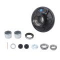 5 On 4 Inch Trailer Hub Kit With Bearing Replacement For 3500 Lbs 84 Spindle 10 Pieces Set 