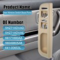 X Autohaux Door Window Switch Bezel Panel For Volkswagen Passat B5 Jetta Bora Golf Mk4 1998-2004 3b1867171e Interior Control