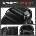 A-premium Engine Oil Pan Sump With Drain Plug Compatible Toyota Corolla 1993-1997 L4 1 6l Sedan