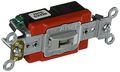Leviton 1221-2gl 20-amp 120 277-volt Toggle Locking Single-pole Ac Quiet Switch Extra Heavy Duty Spec Grade Gray 