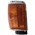 1984-1986 Pickup 2wd Deluxe Sr5 Srt 4runner Driver Side Replacement Marker Turn Signal Lamp To2520114 Chrome Trim 