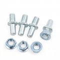 Bodywork Kits M10x1 2 Motorcycle Sprocket Screw Bolts For Cg125 Metal Rear Driven Parts Color 4pcs Silver Tone