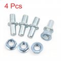 Bodywork Kits M10x1 2 Motorcycle Sprocket Screw Bolts For Cg125 Metal Rear Driven Parts Color 4pcs Silver Tone