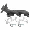 A-premium Left Exhaust Manifold With Gasket Compatible Dodge Ram 1500 Dakota 2004-2010 Durango 2004-2009 Mitsubishi Raider