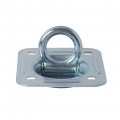 Dc Cargo Mall 8 Pack D-ring Tie-down Anchors Large Square Recessed-pan Fitting D-rings Heavy Duty Steels Truck Trailer Flatbed