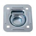 Dc Cargo Mall 8 Pack D-ring Tie-down Anchors Large Square Recessed-pan Fitting D-rings Heavy Duty Steels Truck Trailer Flatbed
