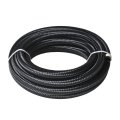 20ft 8an Cpe Nylon Stainless Steel Braided Fuel Line A Swivel Hose Fitting Adapter Kit In Black 
