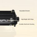 Uxcell 2 Set 60w 7 Inch Off Road Fog Lights Single Row Spot Flood Combo Beam Led Light For Truck Atv Usv Suv Pickup Boat