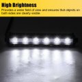 Uxcell 2 Set 60w 7 Inch Off Road Fog Lights Single Row Spot Flood Combo Beam Led Light For Truck Atv Usv Suv Pickup Boat