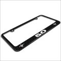 Ford Mustang Gt 5 0 Dual Logo Black Real 3k Carbon Fiber Glossy Finish License Plate Frame 