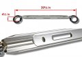 Eparts Aluminum Front Rear Upper Tower Brace Strut Bar Racing Stabilizer Silver For 1992-2001 Honda Prelude