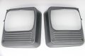 Aftermarket Replacement Headlight Bezel For 1990 Gmc Topkick Kodiak Set 2 Lh Rh 