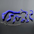 Silicone Heater Radiator Hose Pipe Kit Clamps Compatibility For Honda Accord Sir -t Cf4 Cl1 1997-2001 Blue