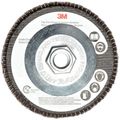 Alumina Zirconia 3M Flap Disc 577F Dry/Wet 36 Grit T27 Giant 7 Diameter Pack of 1 5/8-11 Thread Size 