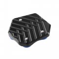 Uxcell 1 Set Aluminum Alloy Motorcycle Kickstand Plate Pad For Honda Gb350 2021-2022 Extension Foot Support With Wrench Blue