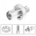 X Autohaux 6 Pcs M10 Brake Clutch Cable Line Adjuster Screw Adjusting Bolt With Slotted For Motorcycle Bike Scooter Aluminum