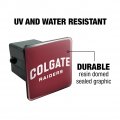 Colgate University Raiders Logo Tow Trailer Hitch Cover Plug Insert 2