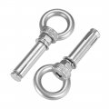 Uxcell M8 X 60 Expansion Eyebolt Eye Nut Screw With Ring 304 Stainless Steel Anchor Raw Bolts 2 Pcs