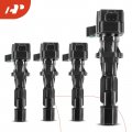 A-premium Ignition Coil Pack Compatible With Ford Fusion Mercury Milan 2006-2009 L4 2 3l 4-pc Set