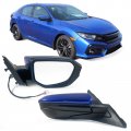 Right Passenger Side Door Mirror For 2016 2017 2018 2019 2020 2021 Honda Civic Lx Se Sport Power Adjust Manual Fold Non Heated 