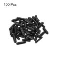 Rubber End Caps 100pcs Round Screw Thread Protector 1 3mm Dia Bolt Cap Covers Hole Plugs For Tubing Pipe Rod Nut Furniture