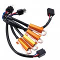 X Autohaux 2pcs H4 9003 Hb2 Dc 12v 50w 88 Ohm Error Free Load Resistor Wiring Harness Adapters Decoder For Led Headlight High