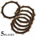 Caltric Clutch Friction Plate Compatible With Yamaha Yz100 Yz 100 Yz-100 1980 1981 1982 5 Plates