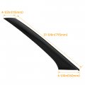 Hecasa Pair A-pillar Trim Compatible With 2009-2019 Ford Flex 4 Door Utility Replacement For Ba8z-7403145-aa Ba8z-7403136-aa