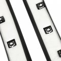 Hecasa Pair A-pillar Trim Compatible With 2009-2019 Ford Flex 4 Door Utility Replacement For Ba8z-7403145-aa Ba8z-7403136-aa