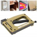 Aluminum Alloy Manual Nail Gun With 1000pcss Automatic Nail Adjustment For Photo Frame Mirror Back Plate Fixed Nailing Work