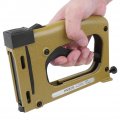 Aluminum Alloy Manual Nail Gun With 1000pcss Automatic Nail Adjustment For Photo Frame Mirror Back Plate Fixed Nailing Work