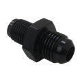 6an Male Flare To 1 2 X0 Inverted Straight Hose Fitting Adapter Connector Black Fuel Pack Of 2